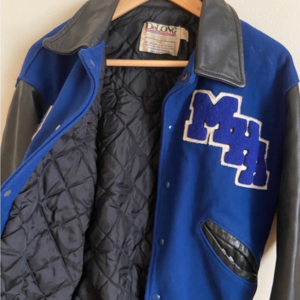 Vintage Y2K Leather Varsity Jacket 2004 - Small - Picture 12 of 14